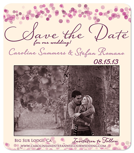 Romantic Save the Date Magnet